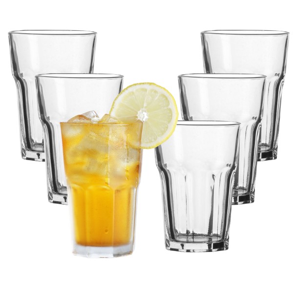 6-tlg. Set Trinkgläser Vegas 370 ml