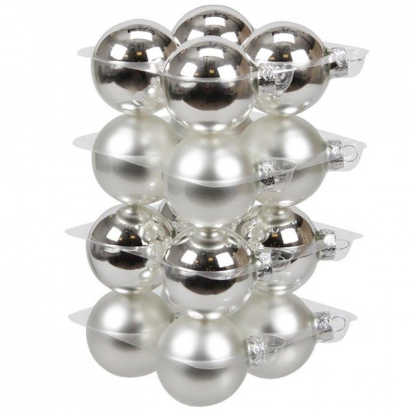Weihnachtskugeln - Baumkugeln - Christbaumkugeln aus Glas zum Hängen