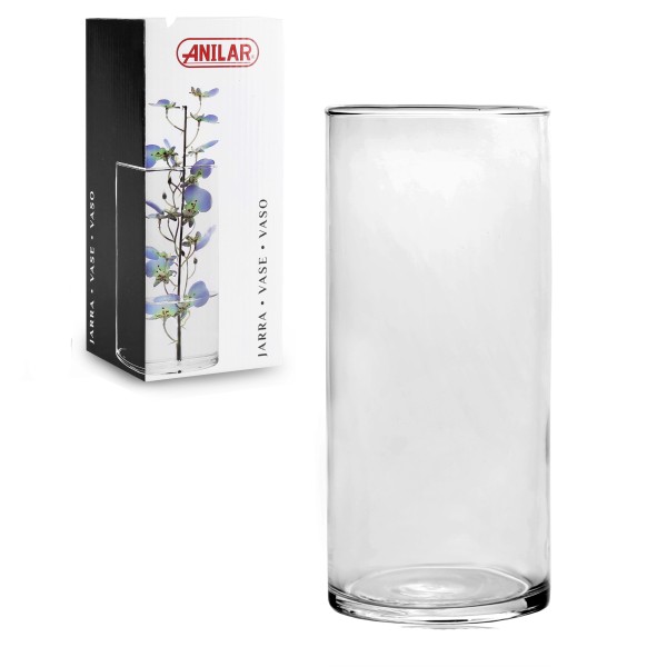 Vase aus Glas - H 20 cm