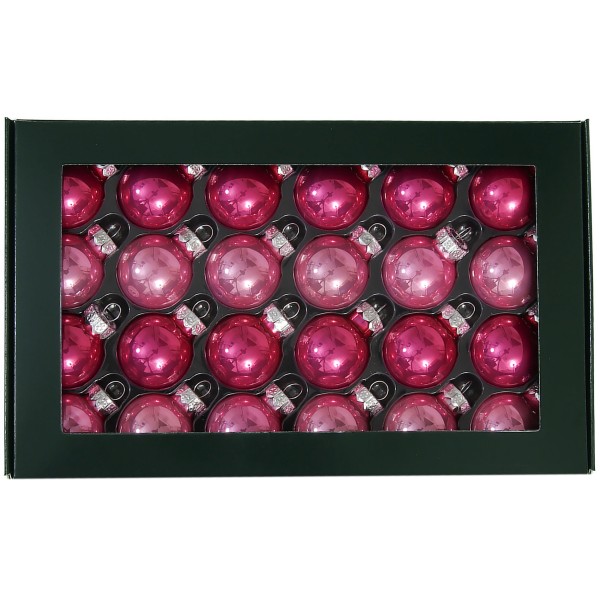 Kleine Baumkugeln aus Glas 25 mm oder 30 mm