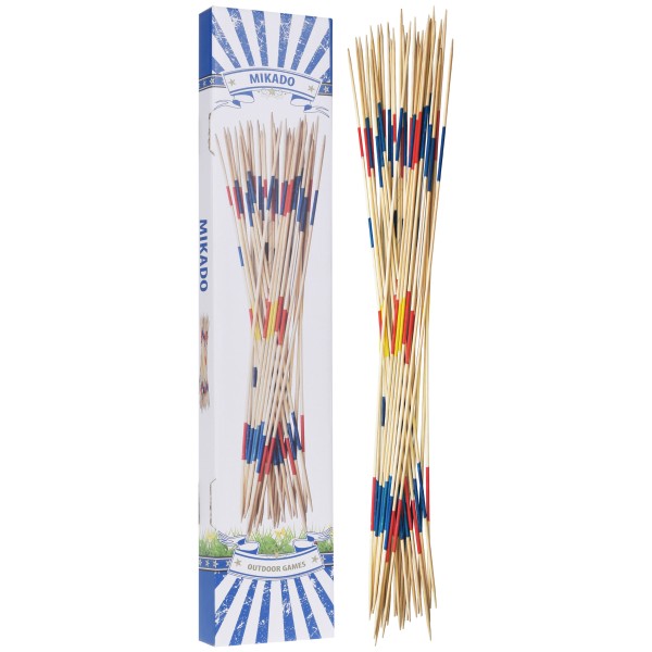 Mikado-Set XXL L 90 cm - aus Holz - 31-Teile