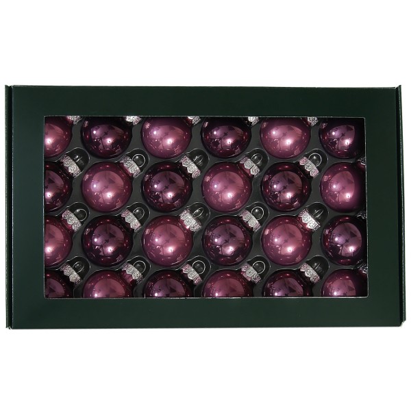 Kleine Baumkugeln aus Glas 25 mm oder 30 mm