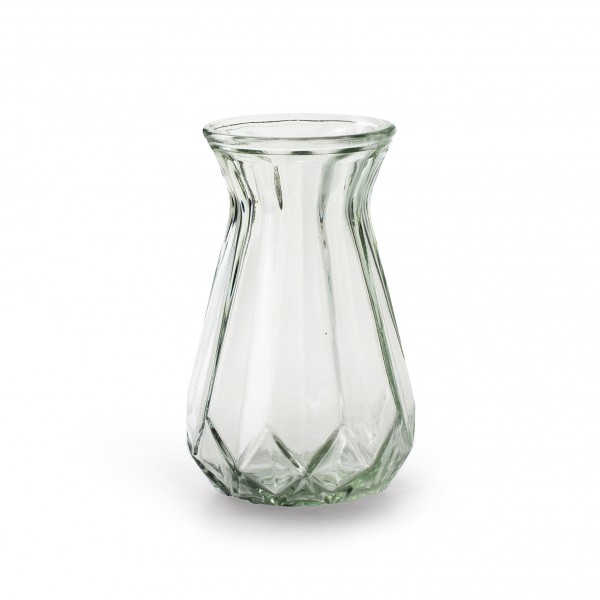 6 x Vasen aus Glas "Patty & Grace" in schöner Optik - H ca. 15 cm