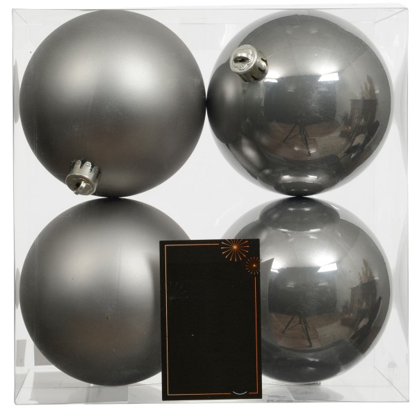 Weihnachtskugeln aus Kunststoff - Ø 8-18 cm - wetterfest