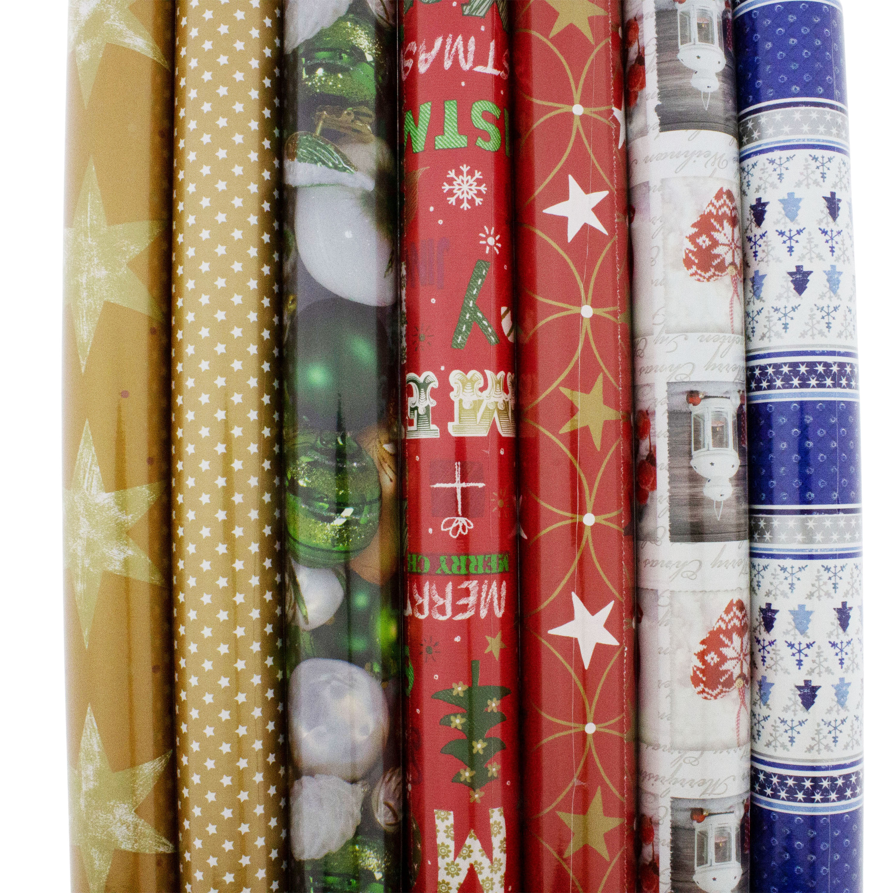 Geschenkpaper Weihnachten 5 x 5 M Rolle ( Gesamt 25 M)  Annastore