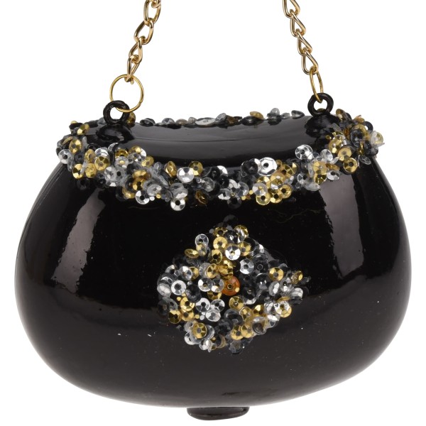 Glashänger "Handtasche Edel-Look" 7 x 5 cm aus Glas