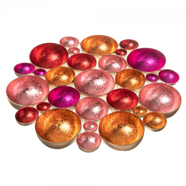 XXL Teelichtschale oder Wandobjekt aus Metall 20 - 40 cm | Annastore