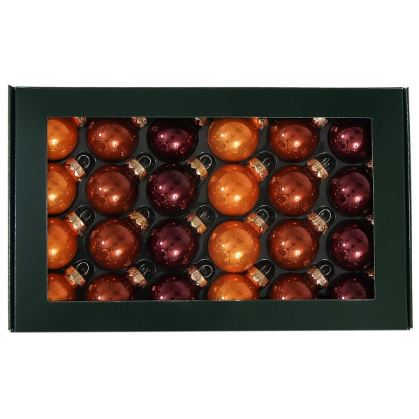 Kleine Baumkugeln aus Glas 25 mm oder 30 mm