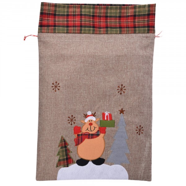 Riesiger Jutebeutel mit Zugband H 70 cm