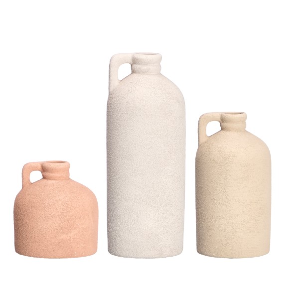 Vasen Set Desert Aura Anfora aus Terracotta – 3er Set im Wüstenstil