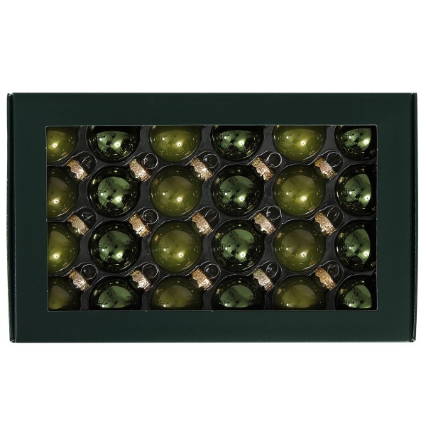 Kleine Baumkugeln aus Glas 25 mm oder 30 mm