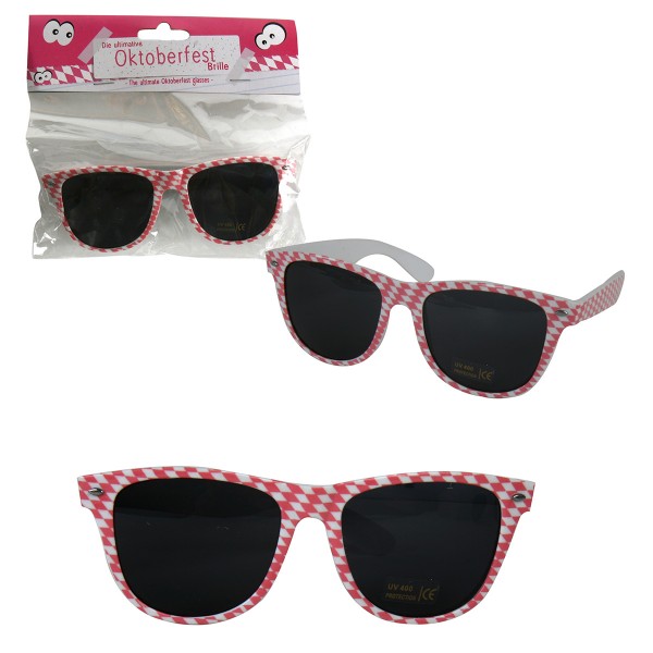 Sonnenbrille Partybrille "Oktoberfest" rosa