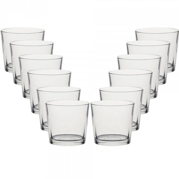 Windlichter "Sina" aus Glas Ø 9 cm - H 8 cm