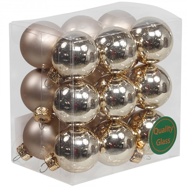 Kleine Baumkugeln aus Glas 25 mm oder 30 mm