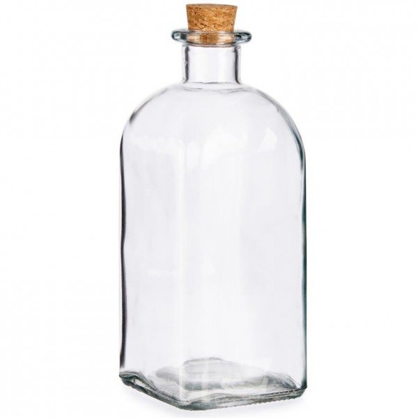 Flaschen aus Glas mit Stöpsel aus Kork