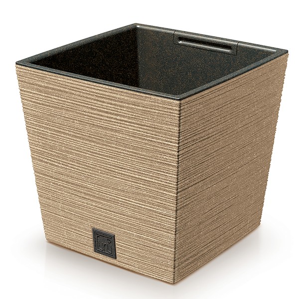 Blumentopf FURU Eco Wood mit 33% echtem Holzanteil