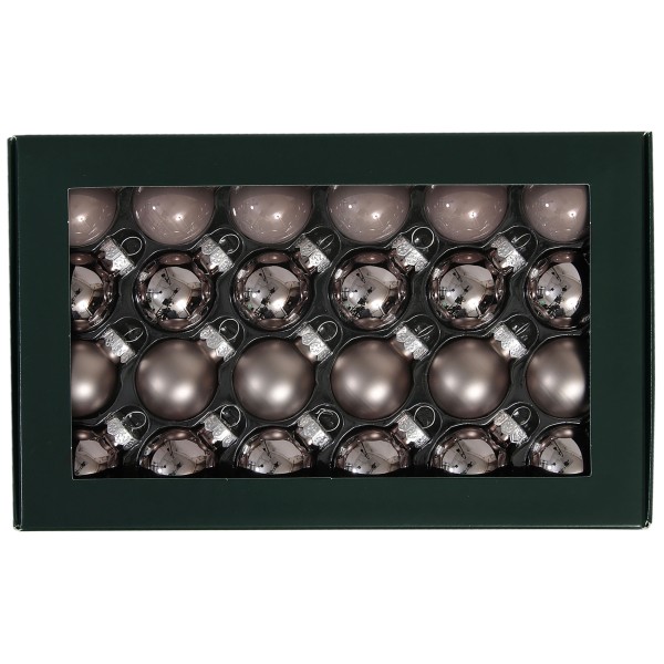 Kleine Baumkugeln aus Glas 25 mm oder 30 mm