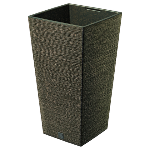 Pflanzsäule - Blumentopf FURU Slim - ECO Wood - mit natürlichem Holzanteil