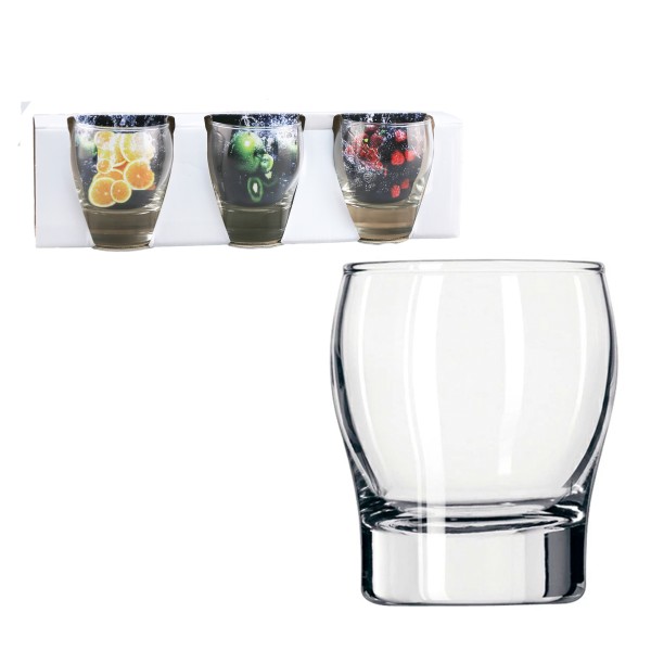6 x Trinkgläser mit schwerem Glasboden 150 ml