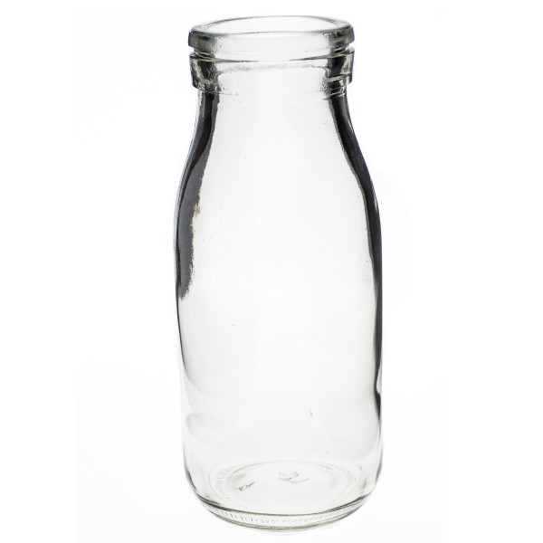 12 x Glasflaschen im Landhausstil H 12 cm
