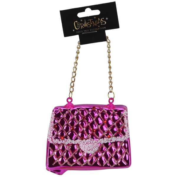Glashänger "Handtasche Fancy-Look" 7 x 5 cm