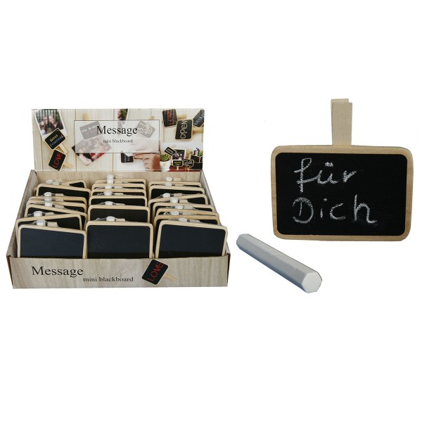 24 Stück Memoboard mit Clip 5 x 7 cm
