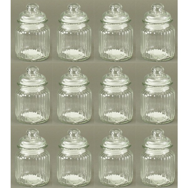 Vorratsgläser 12-tlg. Set , H 13 cm