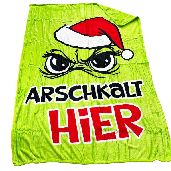 Kuscheldecke "Festtags-Muffel" 130 x 160 cm - 2 Modelle
