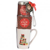 Geschenke-Tasse + Marshmallows + Chocolate