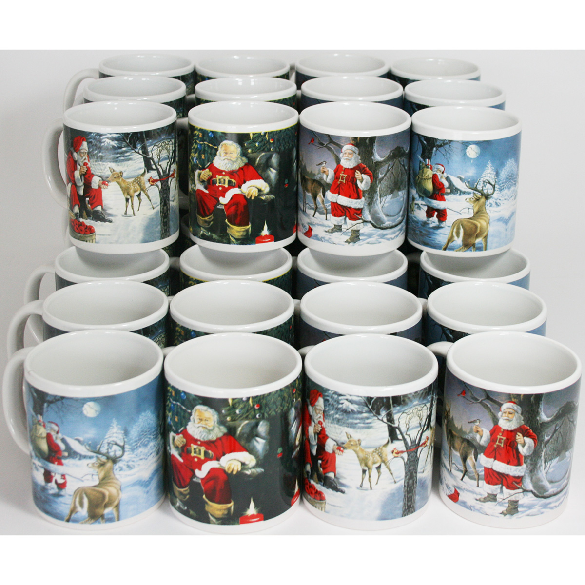 36 x Weihnachtstassen Keramik Glühweintassen Glühweinbecher Weihnachtsbecher