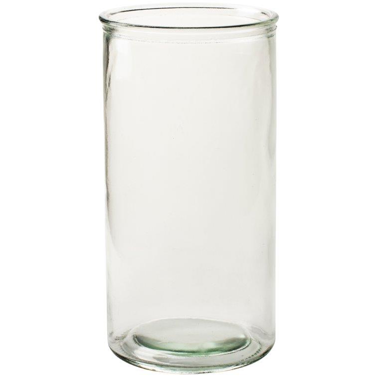 6 x Zylinder Glaszylinder Vasen Windlichter aus Glas H 15 cm bis H 30 cm